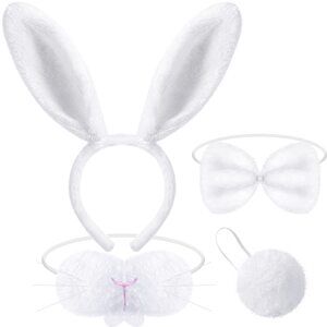 4851 Bunny Cosplay Accessoriess Set Including Bunny Nose Tail